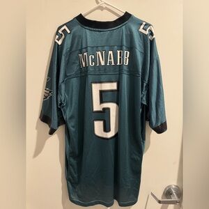 Vtg McNabb #5 Philadelphia Eagles Football Jersey Reebok Green NFL Men’s Large